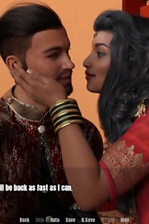 StepGrandma's House: Desi Indian MILF and Younger Guy on Wedding-Ep 45