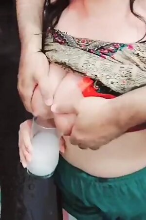After Drinking Milk from Indian Maid,s Big Tits Fucking her Tight Ass Hole with Clear Hindi Audio