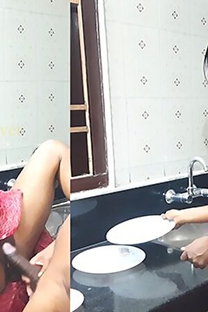 Indian Desi Bhabi Fucked by Devar in Kitchen