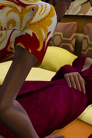 Indian step Son Fucks Desi After He Masturbated Watching Porn On TV - Family Sex Taboo